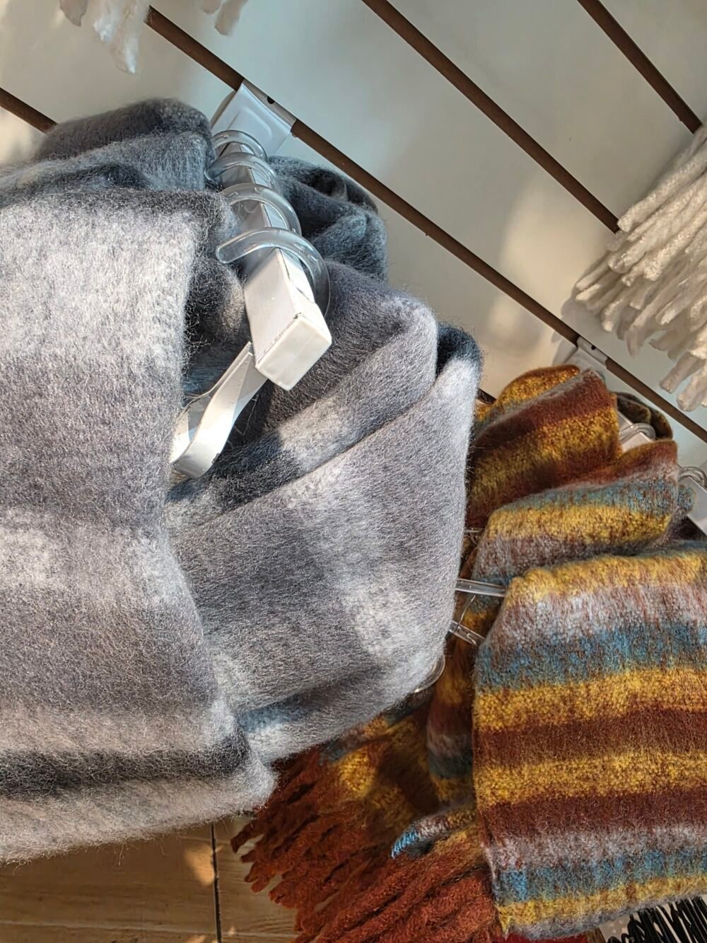 BUFANDA COMBINADA - TERRACOTA