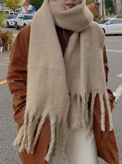 BUFANDA LISA - BEIGE