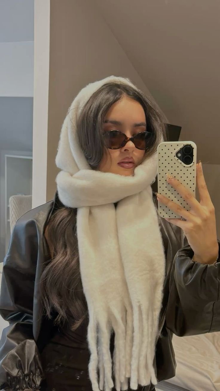 BUFANDA LISA - NATURAL